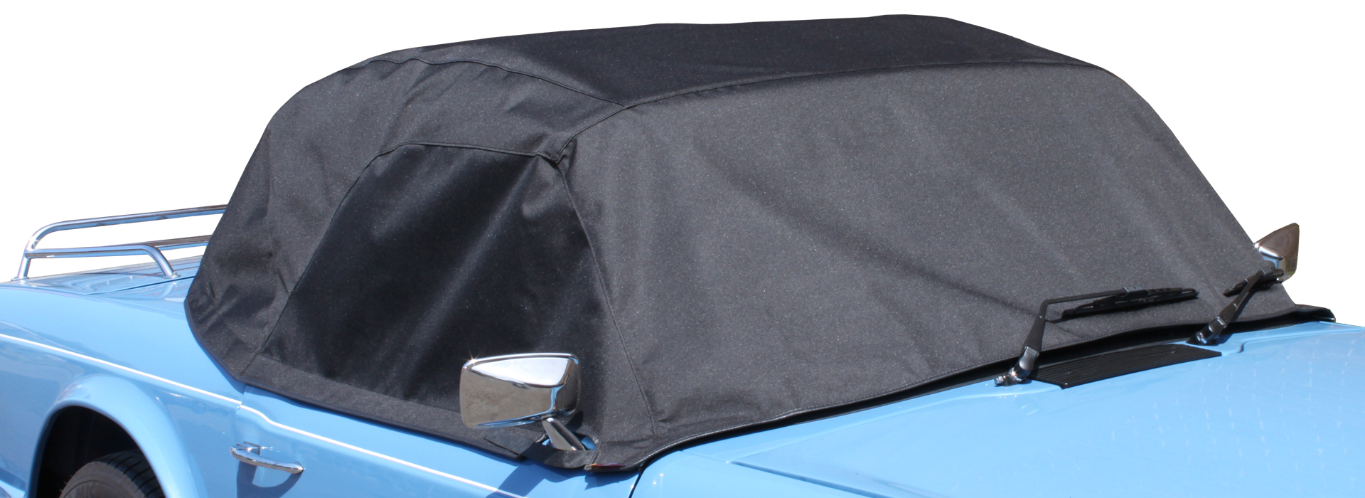 Triumph TR with Cabrio Shield® soft top cover fitted